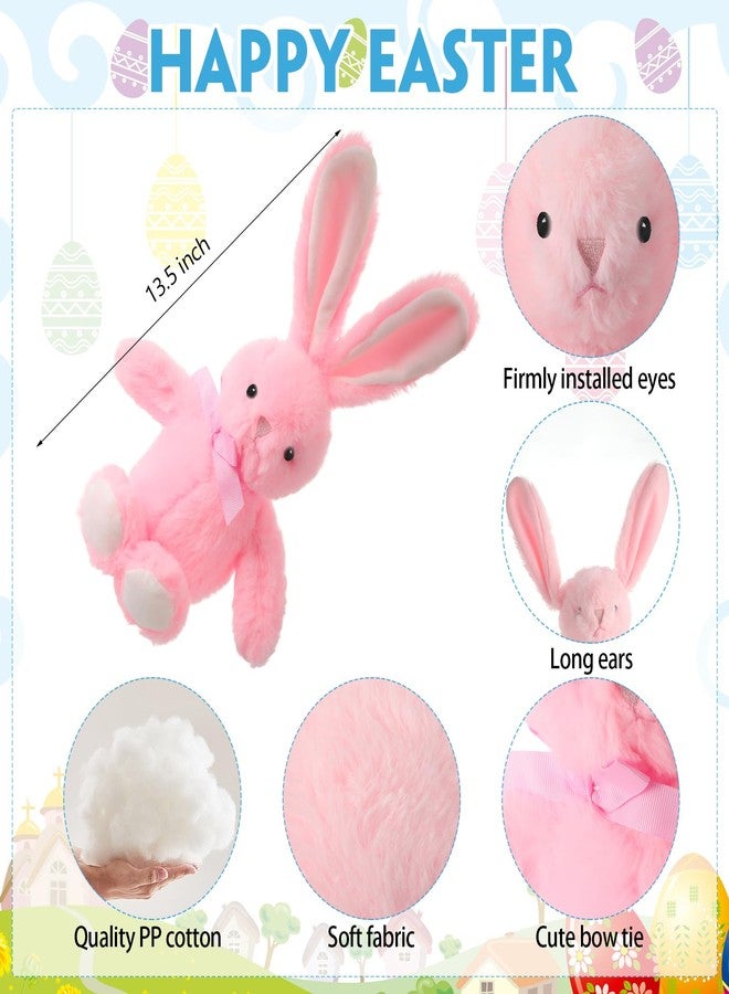 Arrowbash 10 Pack Easter Bunny Stuffed Animals Bulk 13.5 Inch Plush Bunny Toys Fluffy Cute Rabbits with Long Ears for Boys Girls Easter Gift, Birthday Baby Shower Party Favor - Image 2